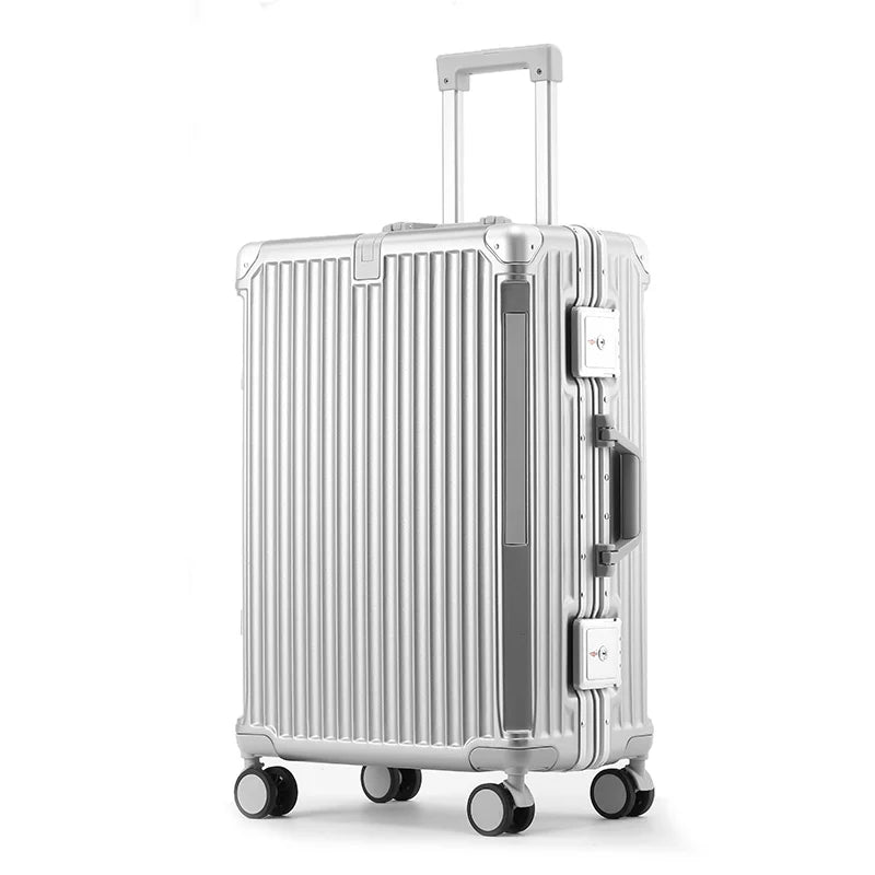 AA OUT OF STOCK Kemény héjú bőrönd alumínium kerettel – Tallinn