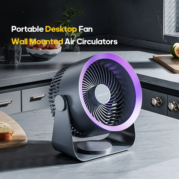 Többfunkciós Elektromos Ventilátor Keringető 4000mAh Akkumulátorral – AirFlex