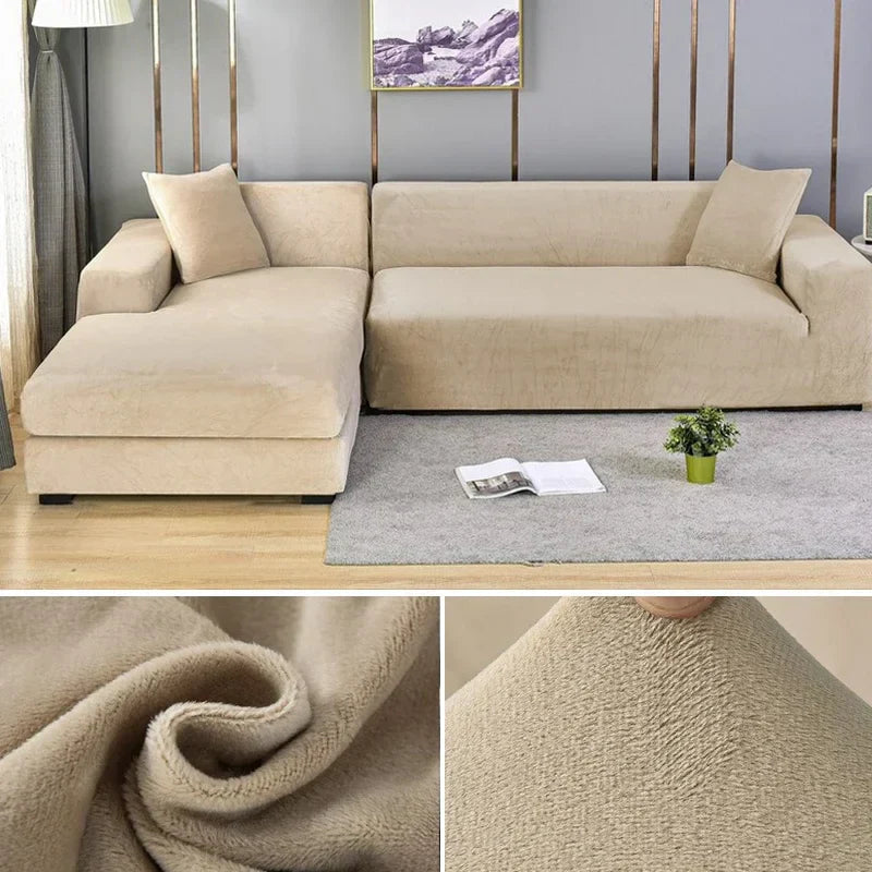AA_Bad Conversion-Stretch Fluwelen Kanapéhuzat Luxus Kivitelben – Sofina