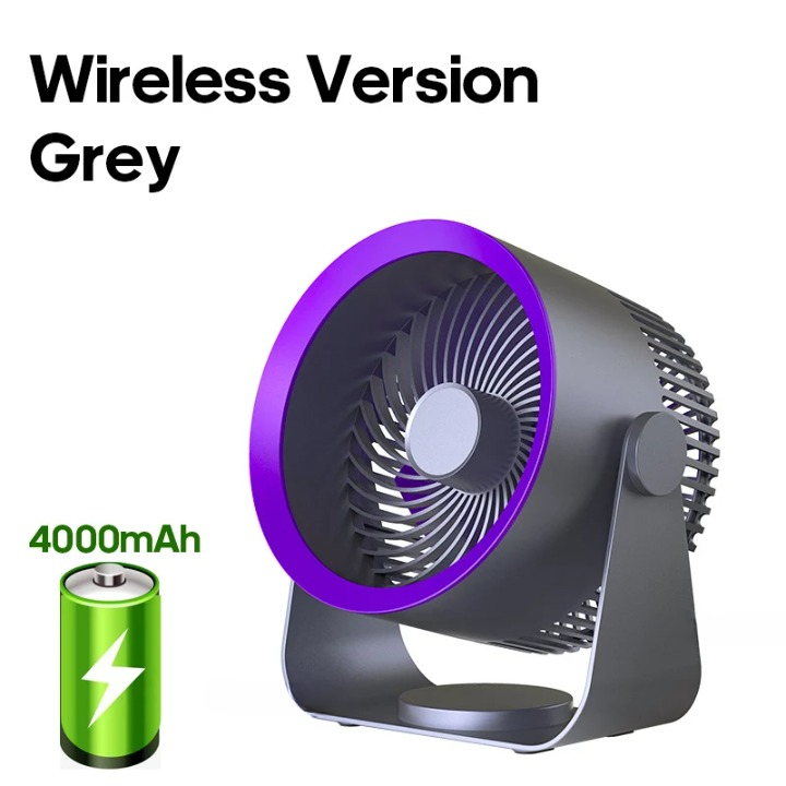 Többfunkciós Elektromos Ventilátor Keringető 4000mAh Akkumulátorral – AirFlex