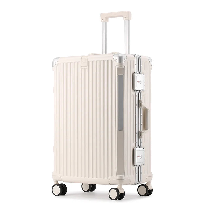 AA OUT OF STOCK Kemény héjú bőrönd alumínium kerettel – Tallinn