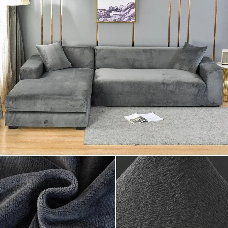 AA_Bad Conversion-Stretch Fluwelen Kanapéhuzat Luxus Kivitelben – Sofina