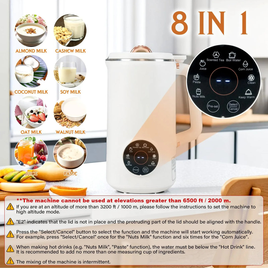 AA_Bad Conversion-8 az 1-ben Diótej készítő (1000 ml) - NutriBlend