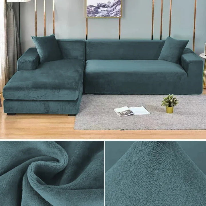 AA_Bad Conversion-Stretch Fluwelen Kanapéhuzat Luxus Kivitelben – Sofina