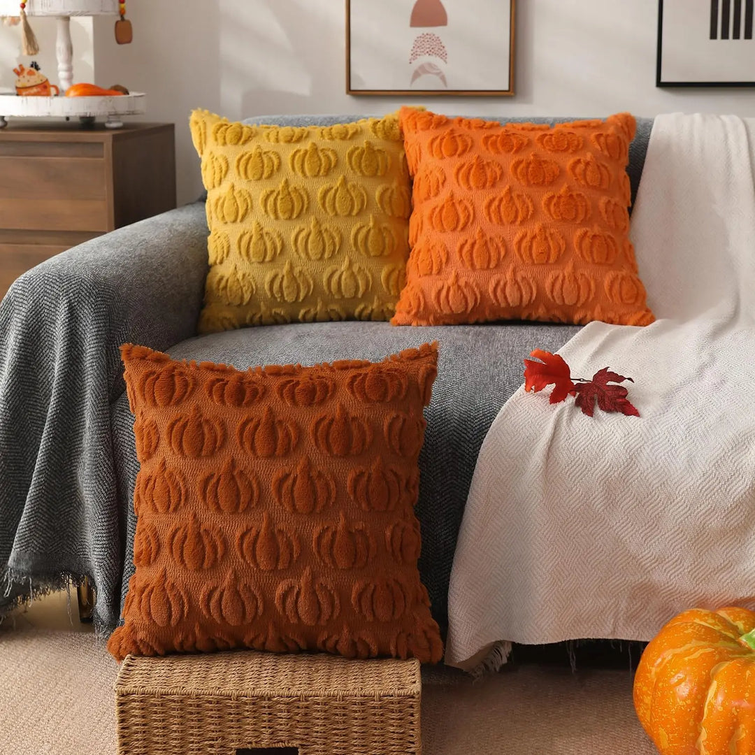 Puha műszőrme párnahuzat az őszi dekorációhoz – RusticCozy