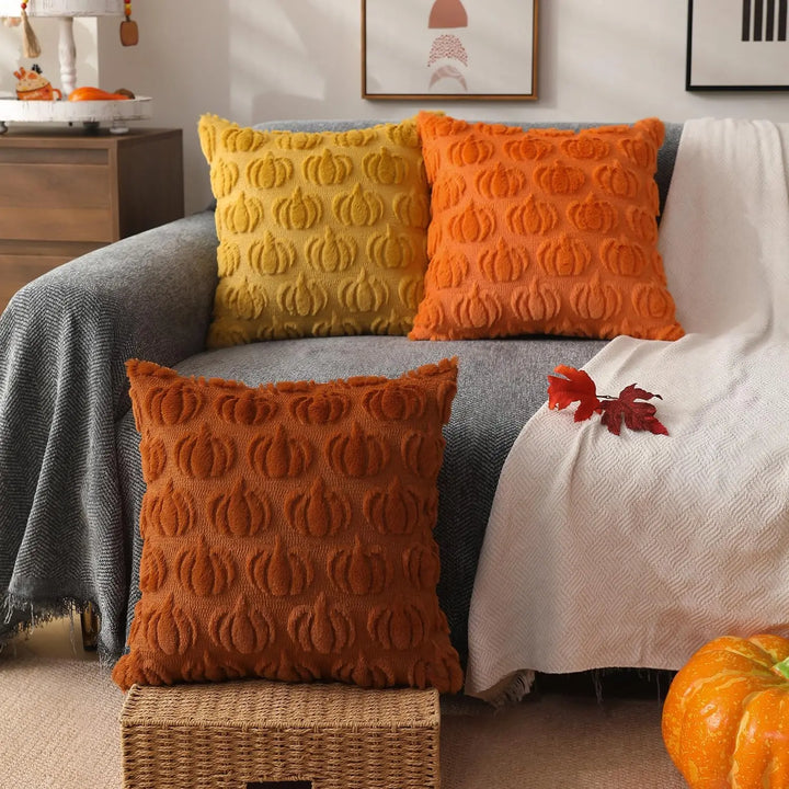 Puha műszőrme párnahuzat az őszi dekorációhoz – RusticCozy
