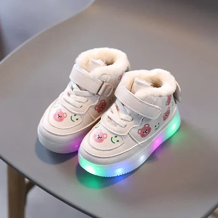 Őszi világító gyerek LED sneaker kényelmi talppal – HerbstGlimmerStep