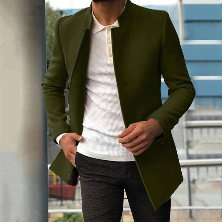 Férfi Őszi/Téli kabát Gyapjúból – Lazaro