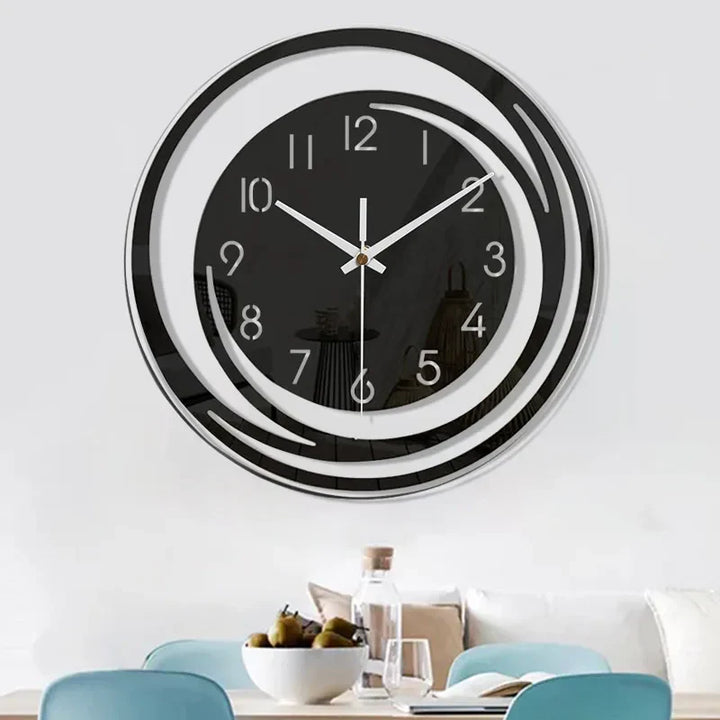 Modern Fekete Fali óra Acrylból - ScandiTime