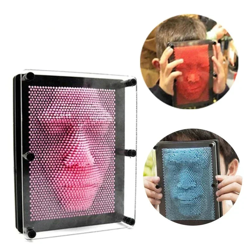 3D-Pin-művészjáték gyerekeknek és felnőtteknek – kreatív ujjnyomkodós móka