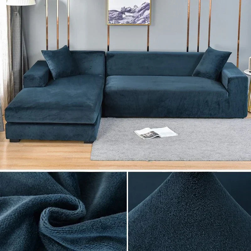 AA_Bad Conversion-Stretch Fluwelen Kanapéhuzat Luxus Kivitelben – Sofina