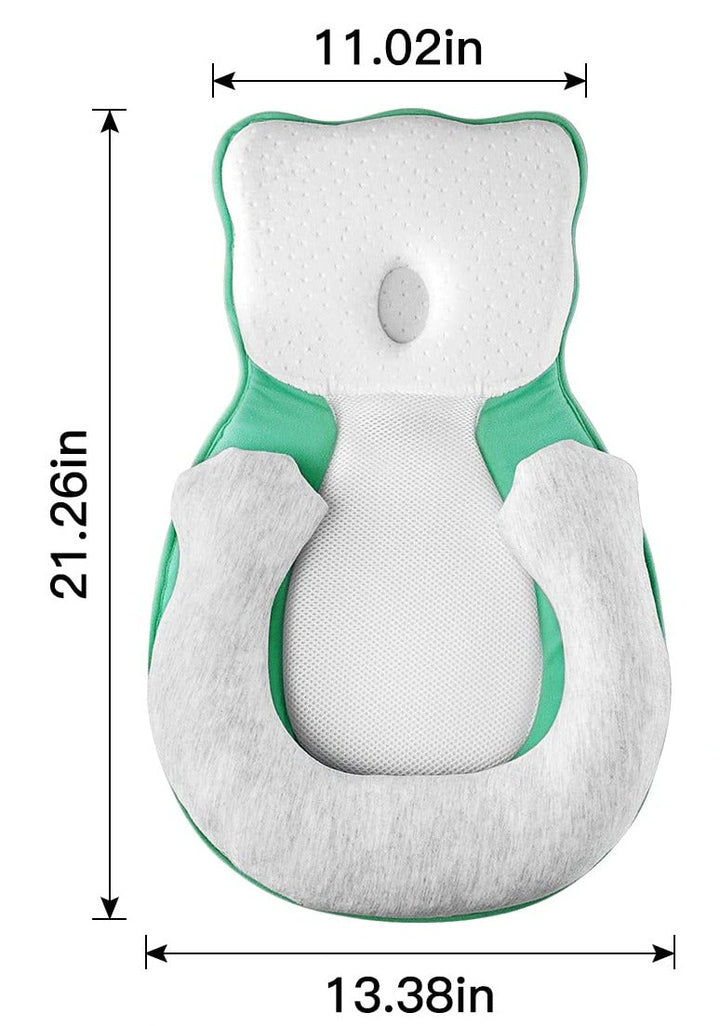 Puha újszülött fekvőpárna lábtámasszal – KuschelNest