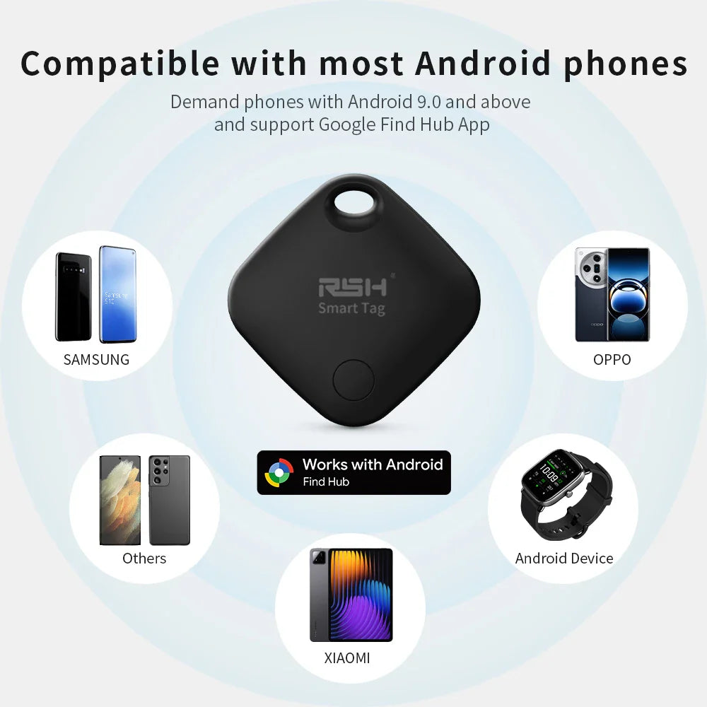 4DB GPS nyomkövető címke készlet Google Find Hub-bal Android eszközökhöz