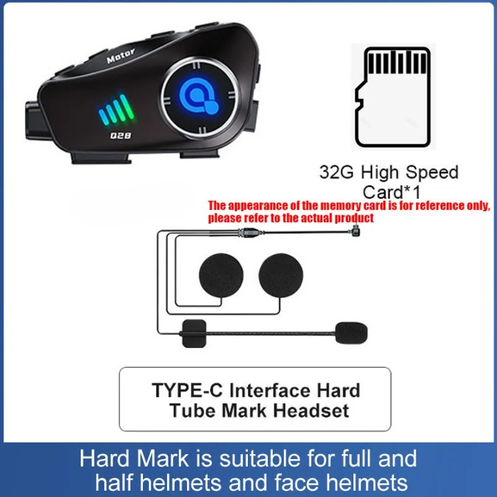 Bluetooth Motorcycle Helmet Camera 1080P HD Vízálló – ApexRide
