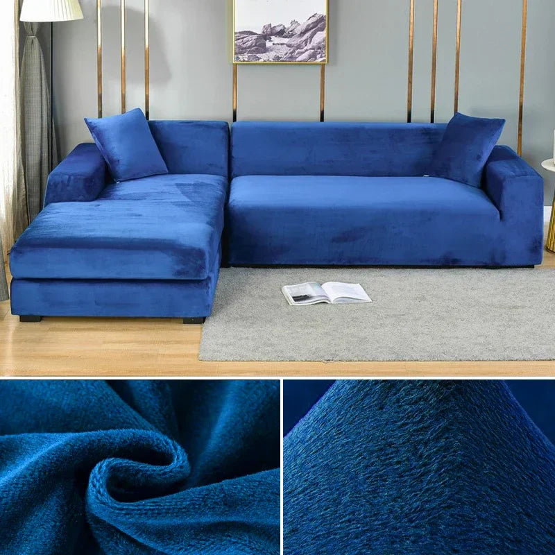 AA_Bad Conversion-Stretch Fluwelen Kanapéhuzat Luxus Kivitelben – Sofina