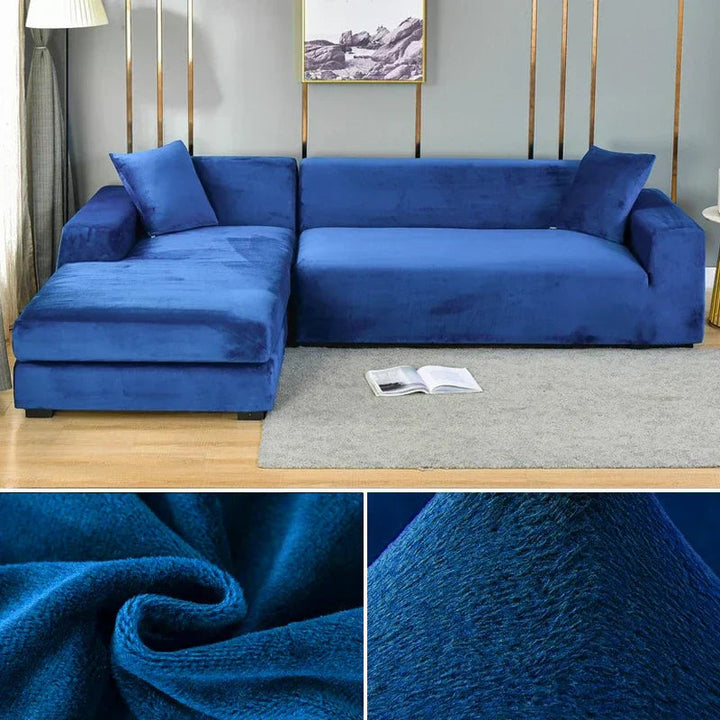 AA_Bad Conversion-Stretch Fluwelen Kanapéhuzat Luxus Kivitelben – Sofina