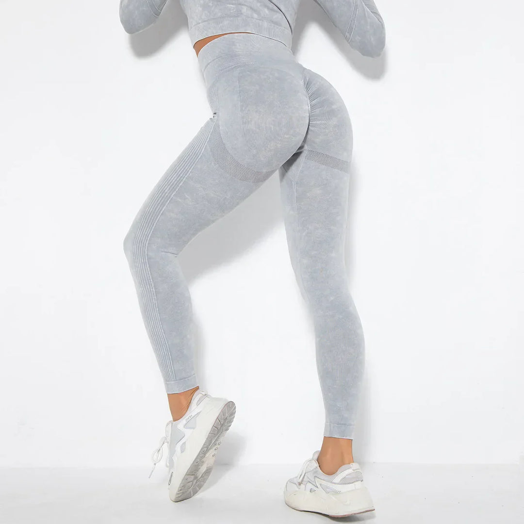Zökkenőmentes Női Jóga Szett Cropped Top-pal - Nova