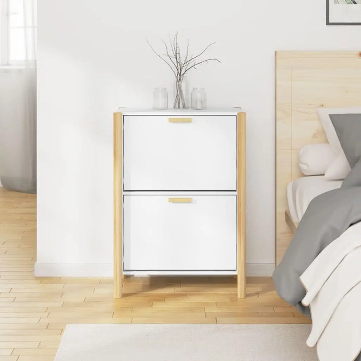 Karcsú Előszobai Cipőtartó Ajtókkal 57,5 × 33 × 80 cm – TidyStep