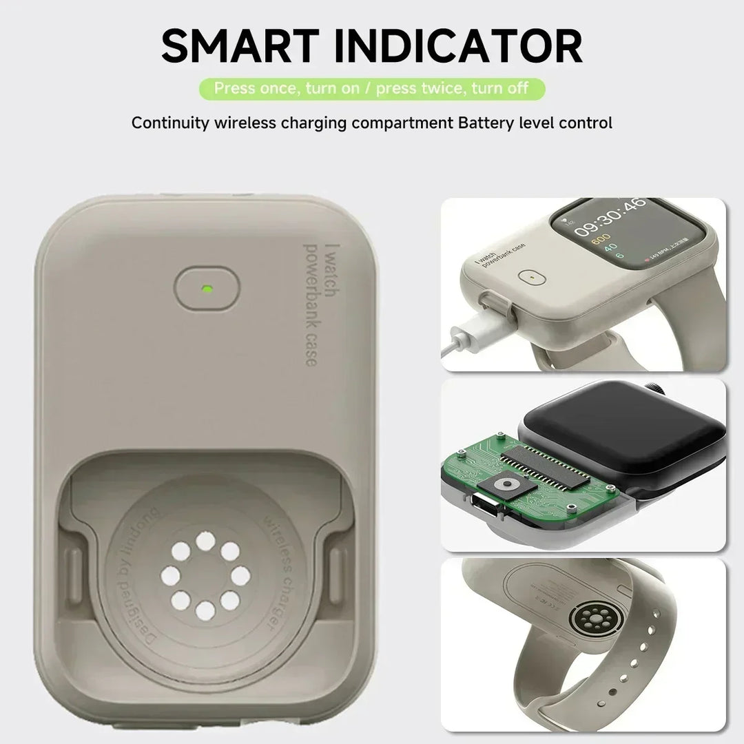 Hordozható Vezeték nélküli Töltő Apple Watch-hoz – WatchCharge (1+1 INGYEN)