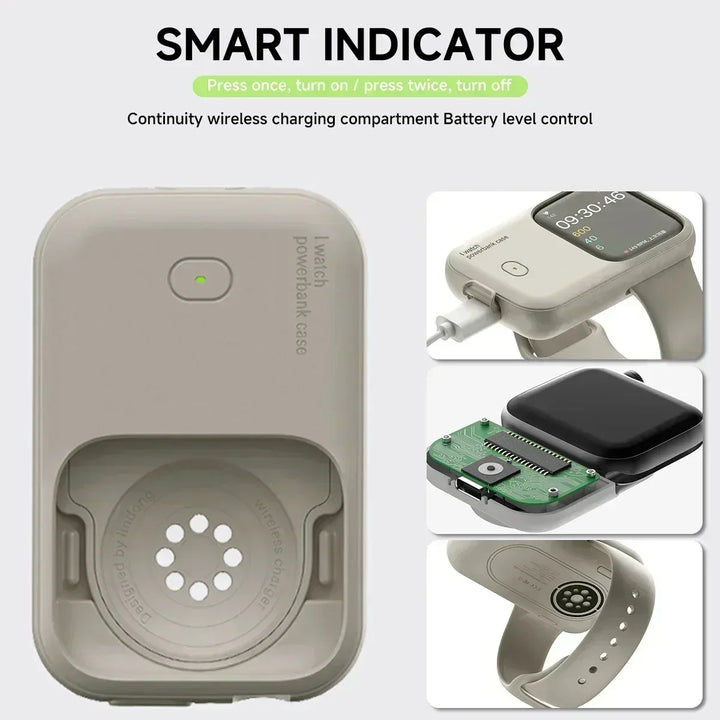 Hordozható Vezeték nélküli Töltő Apple Watch-hoz – WatchCharge (1+1 INGYEN)