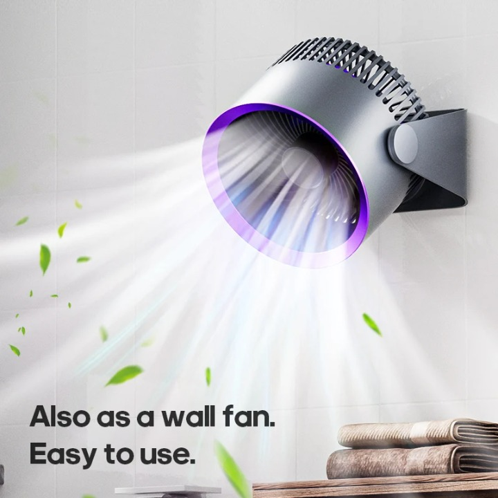 Többfunkciós Elektromos Ventilátor Keringető 4000mAh Akkumulátorral – AirFlex