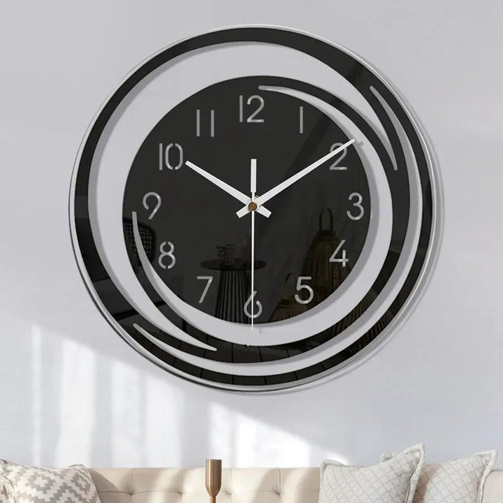 Modern Fekete Fali óra Acrylból - ScandiTime