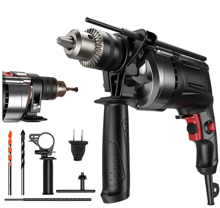 780W Elektromos Kalapács és Fúró Változó Sebességgel – DrillForce