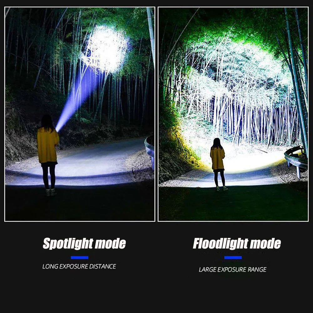 Újratölthető 10000 Lumen LED Zseblámpa – Striker