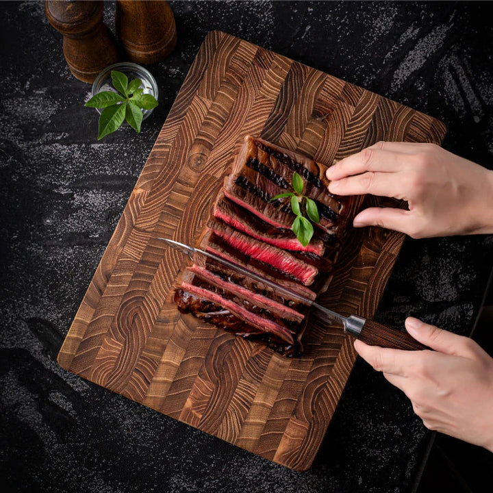 Luxus vastag teakfa vágódeszka - ChefTeak