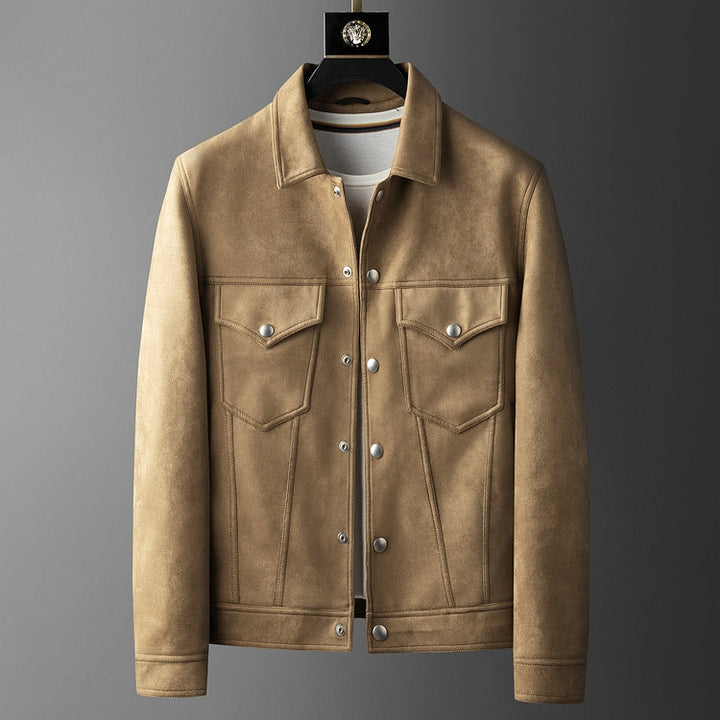 Suède Look Férfi Kabát – Rafael