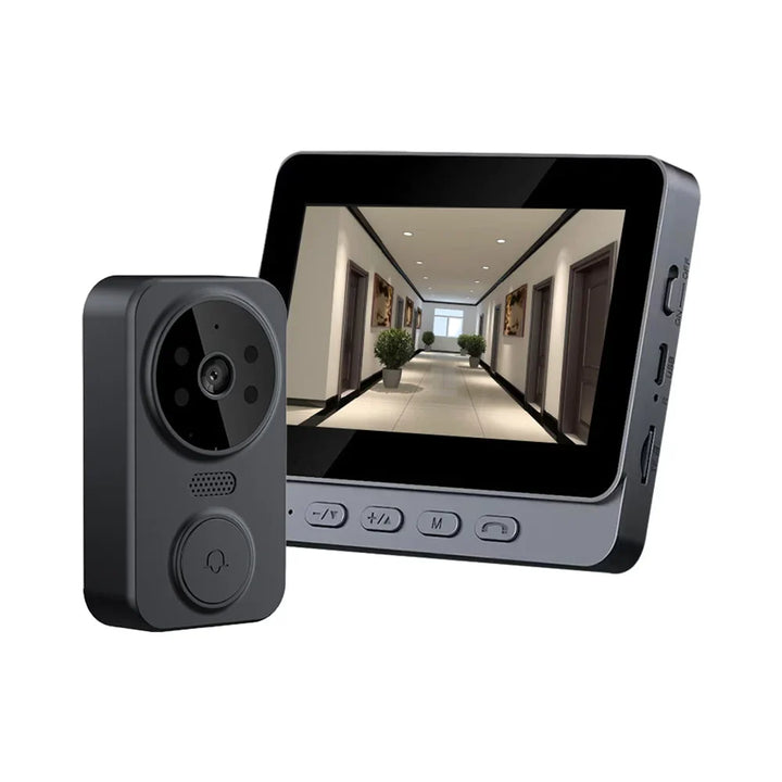 Vezeték nélküli Videókapu 4,3" IPS Képernyővel és Éjjellátó Funkcióval