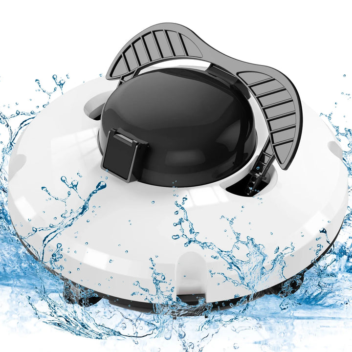 Vezeték nélküli, robotmedence-tisztító IPX8 vízálló, dupla motoros, 120 perc üzemidő – AquaMate