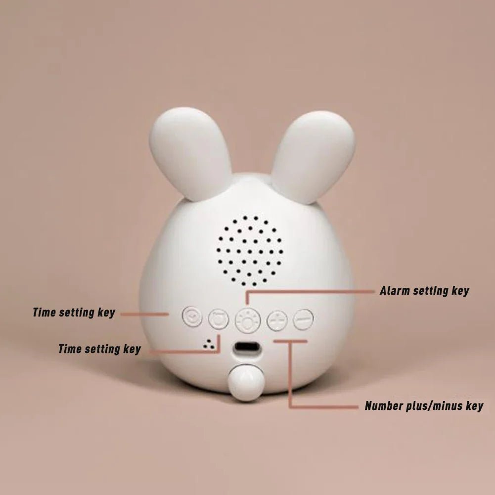 Nyusziformájú gyerekébresztő LED éjjeli fény - BunniGlow