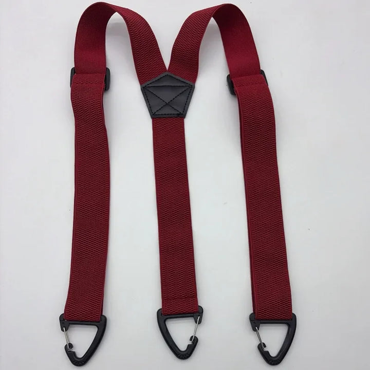 Men's X-Back Suspenders with Adjustable Metal Clips 23
