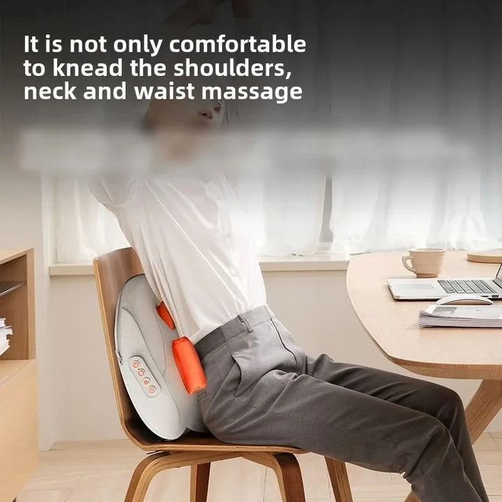 Vezeték nélküli Shiatsu masszázspárna fűtéssel nyakra, hátra és lábakra – Auron