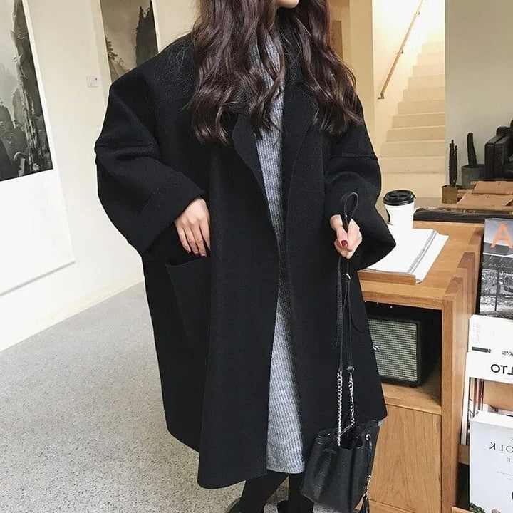 Túlméretes Wolblend Trenchcoat - Aura