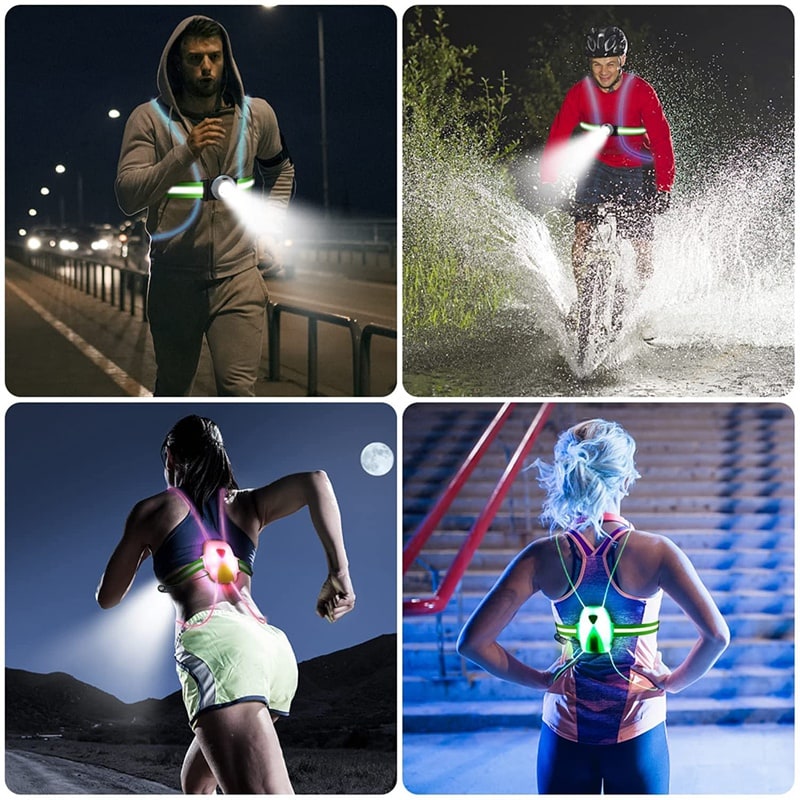LED Biztonsági Mellény Futáshoz - ReflectSafe