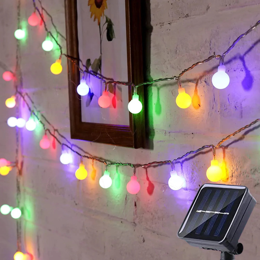 Napelem alapú ünnepi világítás - SolarGlow