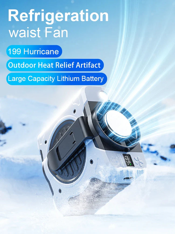 8000mAh Derékra Aksis Ventilátor Hűtéssel és 199 Sebességbeállítással – ChillMate