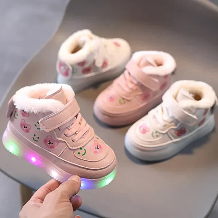 Őszi világító gyerek LED sneaker kényelmi talppal – HerbstGlimmerStep