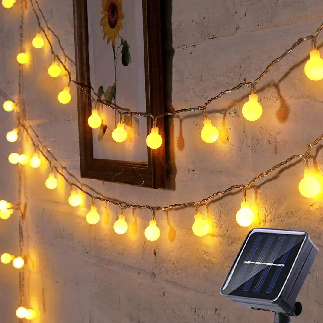 Napelem alapú ünnepi világítás - SolarGlow