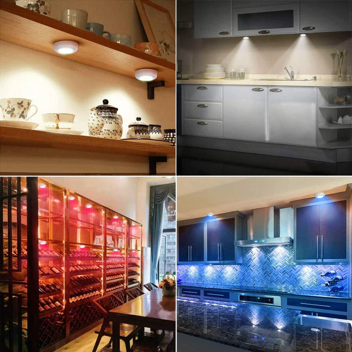 Vezeték nélküli RGB LED Aljzati világítás - GlowyLed