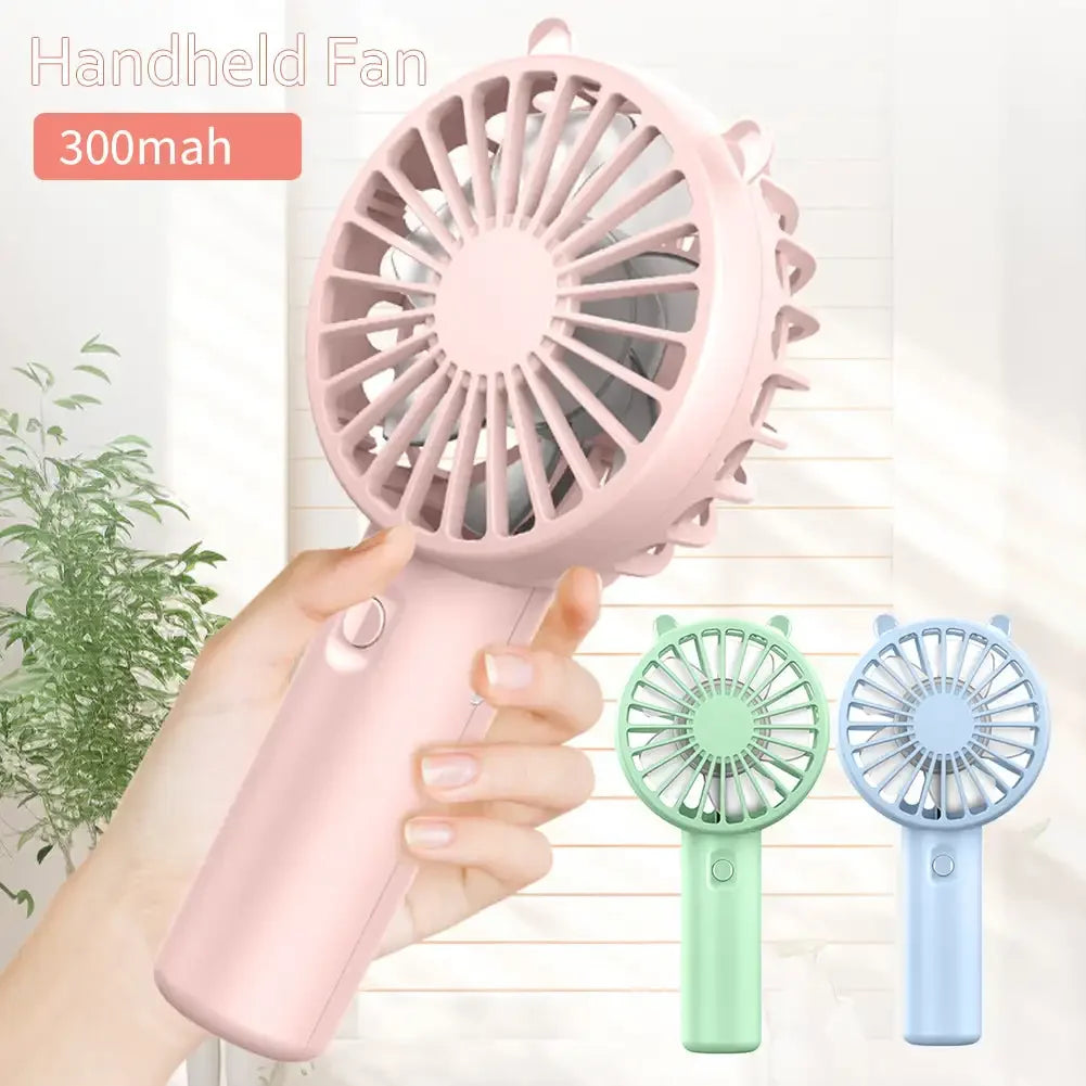 Hordozható USB újratölthető mini kézi ventilátor – Veyra (1+1 INGYEN)