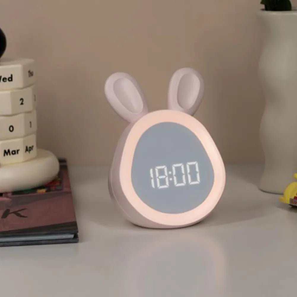 Nyusziformájú gyerekébresztő LED éjjeli fény - BunniGlow