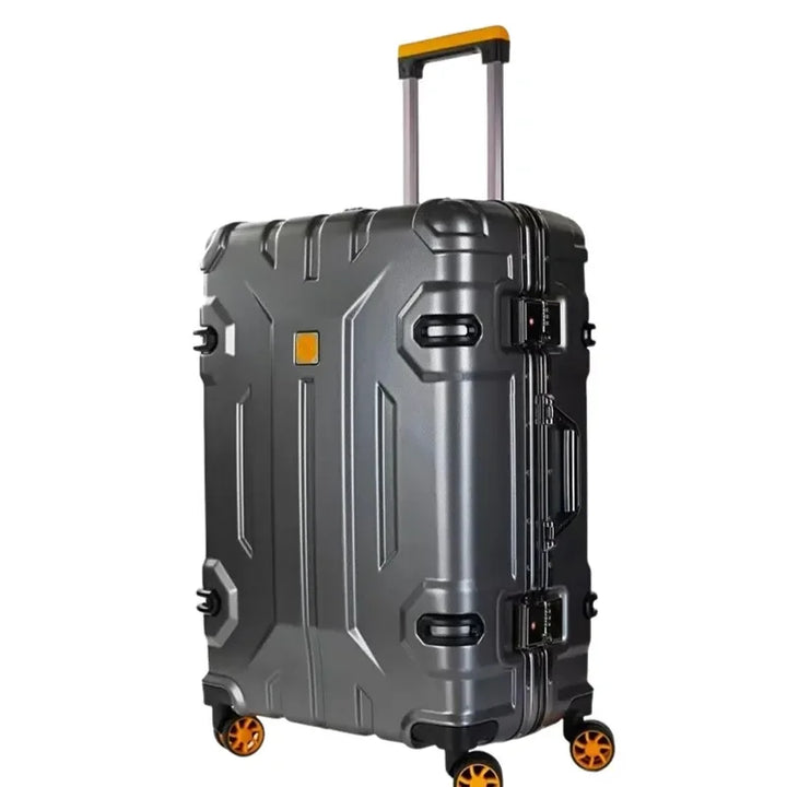 AA NOT AVAILABLE Erős aluminium keretű merev falú bőrönd – Koppenhága