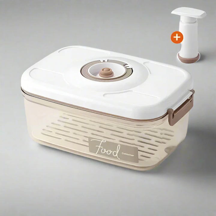 Étel Vákuum Tároló Doboz Átlátszó Tartály Kézi Pumpával – FreshLock