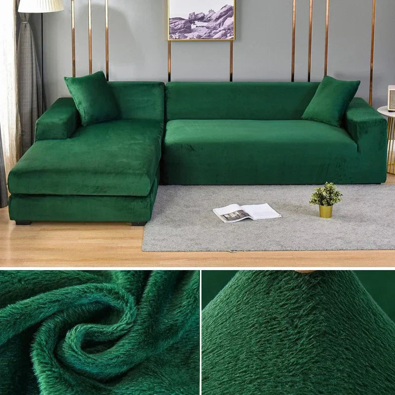 AA_Bad Conversion-Stretch Fluwelen Kanapéhuzat Luxus Kivitelben – Sofina