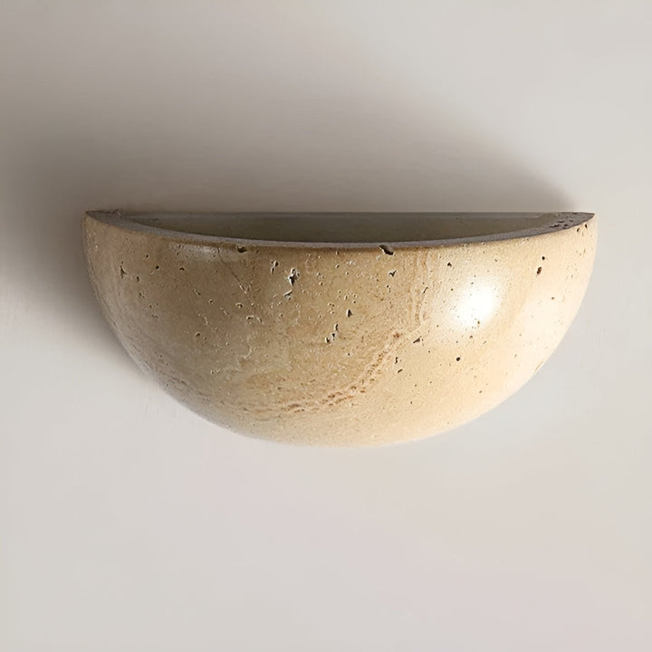 Félkör alakú LED Wabi-Sabi Fali Lámpa - ZenGlow