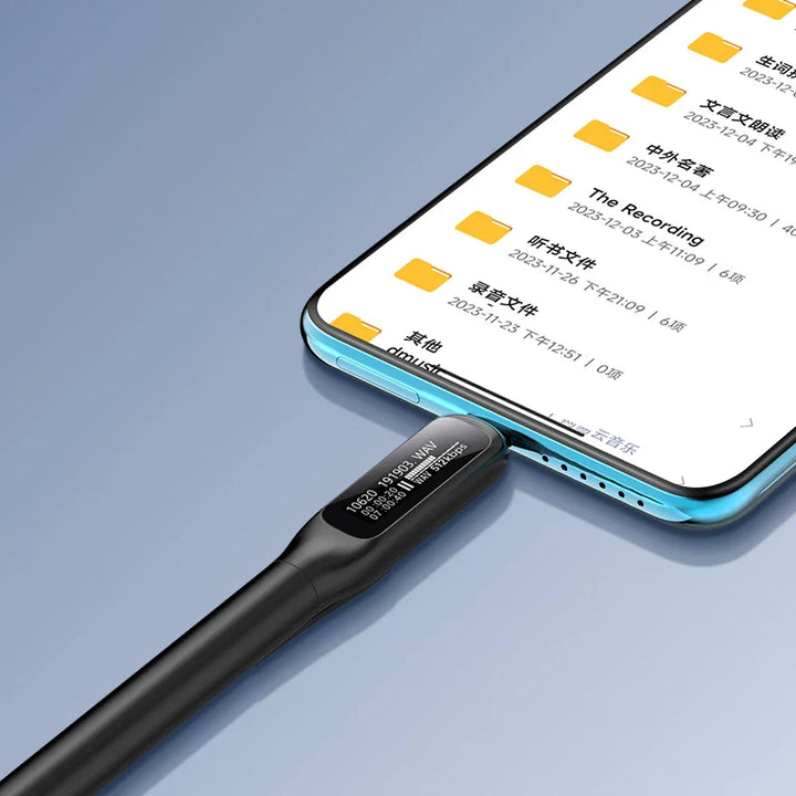 Digitális Hangrögzítő Toll OLED Képernyővel és MP3 Lejátszással – NotePro L65
