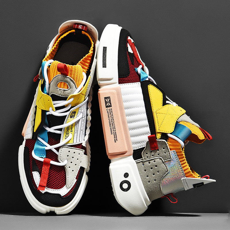 AA_Bad Conversion-Trendi Városi Férfi Sneakers - Mason